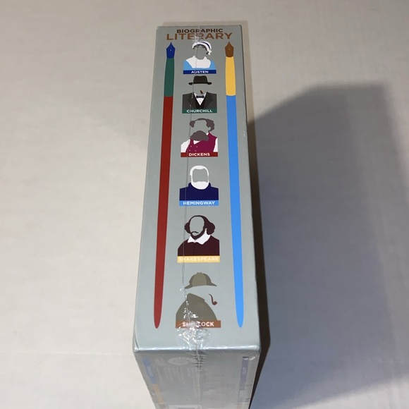 Ammonite Press Biographic Literary 6 Book Set Churchill, Austen And Others - Picture 6 of 8